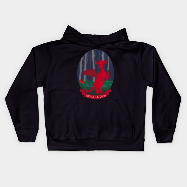 Baron of the Pines Kids Hoodie by Meowlentine